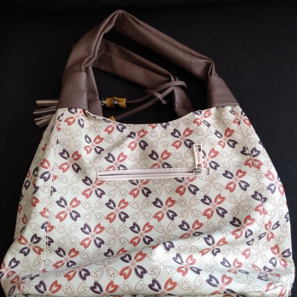 Secosana Handbag Top Handle Purse Multicolor EUC - Picture 3 of 5